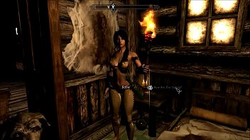 2015 Skyrim Let's Play Sexy Gamer Hot Girls Edition chapt.1 Part 7xxx