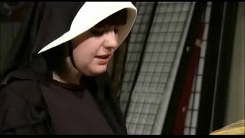 Chunky Lesbian Nun Dominated And Spanked