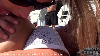 wild and crazy party girls getting naked in public
